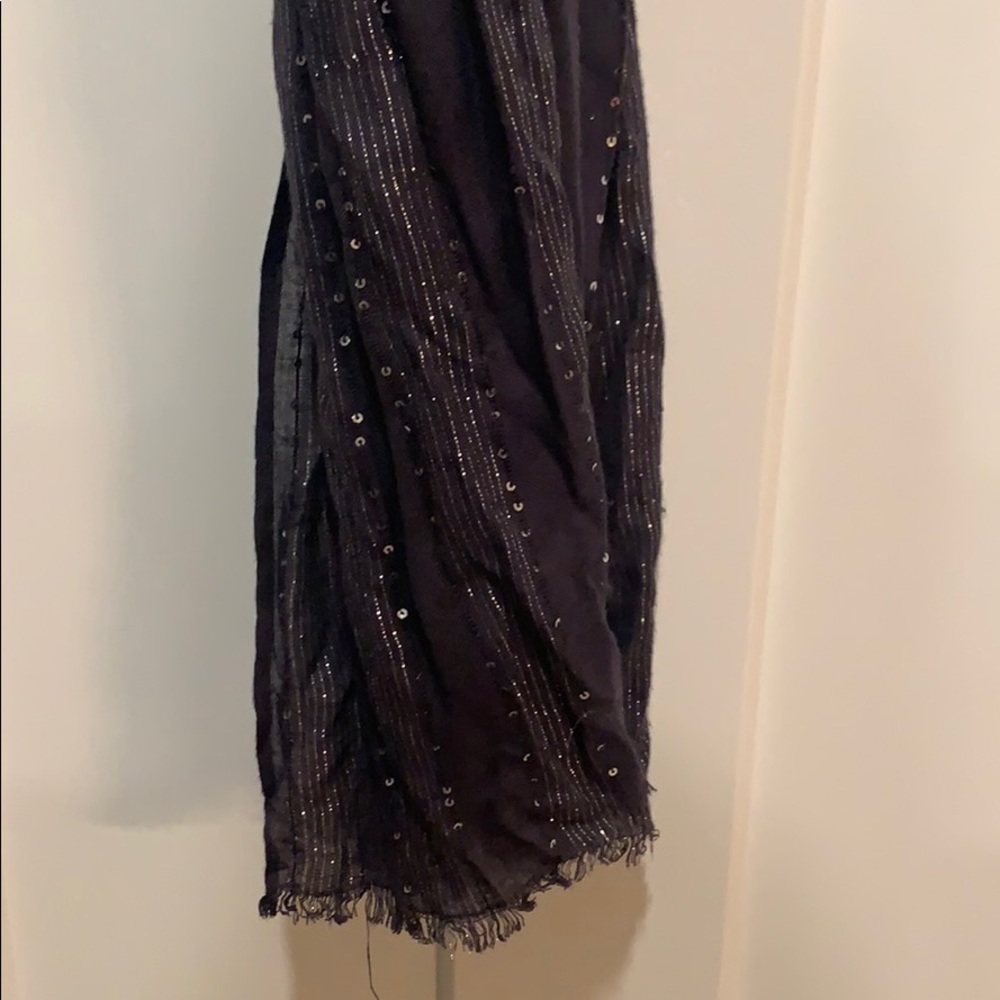 Black sparkly scarf